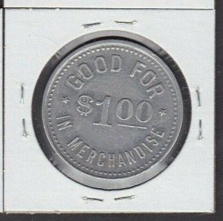 M.  W.  Binkley,  Drumbo,  Ontario $1.  00 One Dollar Merchant Token 2