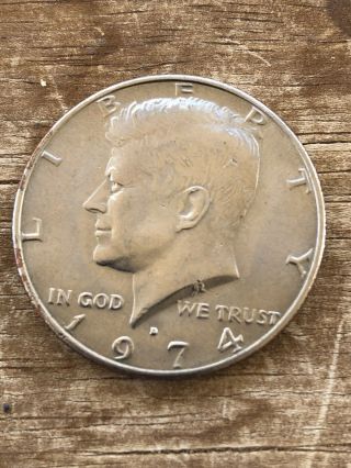 1974 D Kennedy Half Dollar.  NO ‘FG’. 3