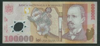 Romania 2003 100000 (100,  000) Lei P 114 Circulated