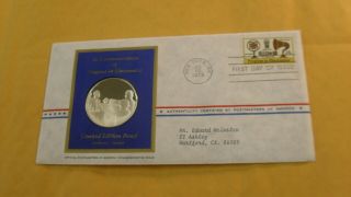 Us Scott 1501 - 1502 & C86 Postmasters Of America Fdcs With Three Ounces Of Silver