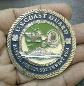 Qatar Usa Marines Coast Guard Patrol Forces Southwest Asia Medal 36.  38 Gr 50 Mm