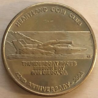 2004 Heartland Coin Club Bronze Medal; Thunderboat Races; Mission Bay (x702)