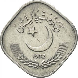 [ 433860] Coin,  Pakistan,  5 Paisa,  1982,  Au (50 - 53),  Aluminum,  Km:52