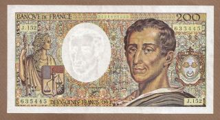 France: 200 Francs Banknote,  (unc),  P - 155e,  1992,