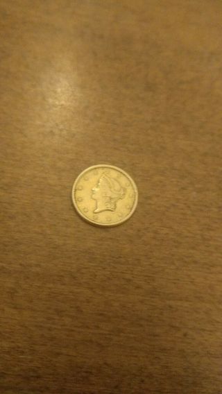 1851 $1 Liberty Head One Dollar Gold Coin