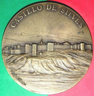Portugal / Castle Of Silves / Big Bronze Medal By Berardo