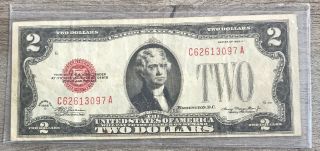 Series 1928 D $2 Two Dollar Legal Tender Note Fr - 1505 V9