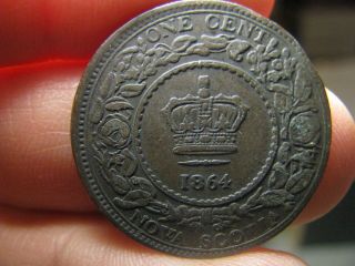 Canada 1 Cent Nova - Scotia 1864