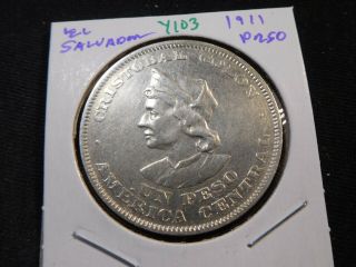 Y103 El Salvador 1911 Peso