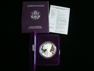 1990 - S United States Proof One Ounce Silver American Eagle