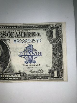 Series of 1923 Large Note $1 Silver Certificate Speelman/White (M82295957D) 4