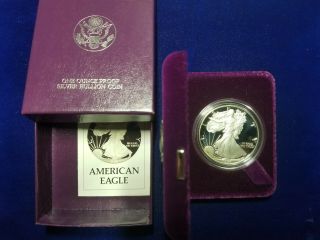 1986 - S $1 Proof Silver American Eagle Dollar Us With