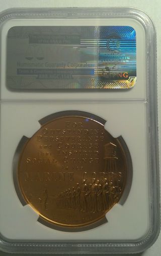 NGC certified Medal 38mm Montford Point Marines MS67 2
