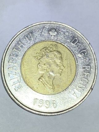 1996 Canadian $2 Dollar Toonie Coin,