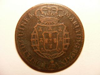 Angola 1789 1/2 Macuta,  Km 30,  Fine,  /vf - Portuguese Colonial Africa