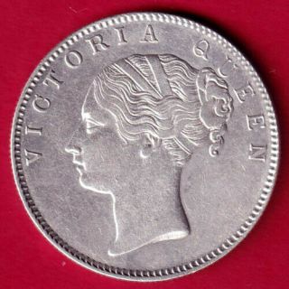 British India - 1840 - Continuos Legend - Vict Queen - Silver One Rupee C3