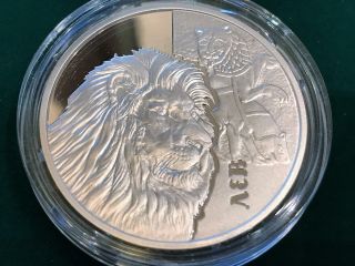 Ukraine,  5 Uah,  The Lion,  Silver Coin 2017 Year