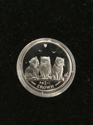 2006 Isle of Man - EXOTIC SHORTHAIR CAT - 1 oz.  999 Silver Proof Coin,  Box/COA 2