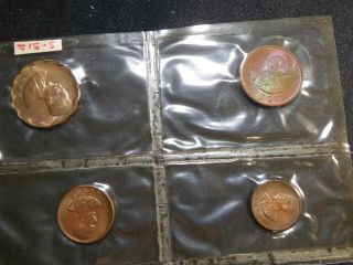 U56 Africa Ethiopia 1943 4 Coin Set