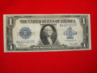 Series 1923 U.  S.  Large Size $1.  00 Silver Certificate - Speelman/white - Solid Note