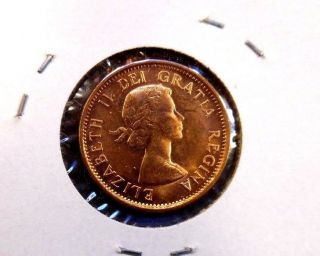 1959 Canada Canadian Small BU Cents one cent Penny Coin Combined 2