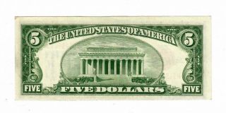 28 - F United States Note - Five Dollar $5.  00 - Series 1928 F - CRISP UNCIRCULATED 2