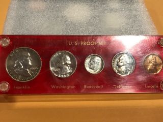 1960 Silver Proof Set Us - Large Date