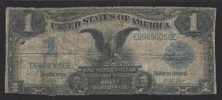 Series Of 1899 $1 Silver Certificate - Napier Mcclung Black Eagle