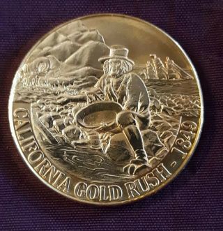 California Gold Rush 150 Th Anniversary Commemorative 1849 - 1998