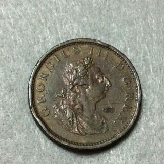 1805 Ireland Hibernia Penny