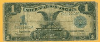 1899 $1 Silver Certificate,  Speelman & White