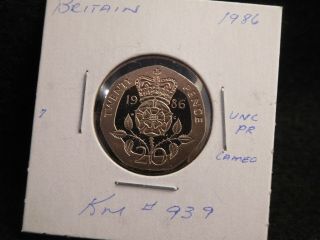 Uk (great Britain) : 1986 20 Pence Coin Proof Hc (unc. ) (3737) Km 939