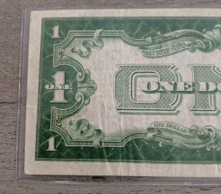 Series 1928 B $1 One Dollar Silver Certificate Funny Back FR - 1602 F3 6
