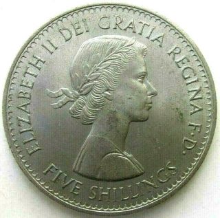 Great Britain Uk Coins,  Crown - Five Shillings 1960,  Elizabeth Ii