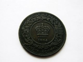 1864 Nova Scotia Large One Cent