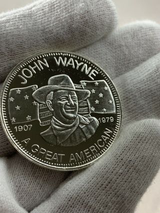John Wayne A Great American Silver.  999 Round