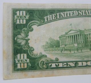 1934A $10 North Africa World War Two Emergency Issue Note Silver Certificate 122 6