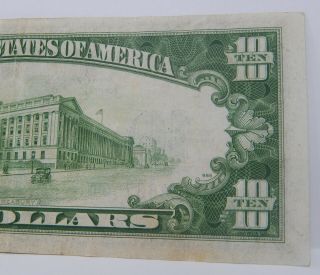1934A $10 North Africa World War Two Emergency Issue Note Silver Certificate 122 7