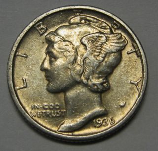 1936 Mercury Head Silver Dime Grading In The Xf Range Coins