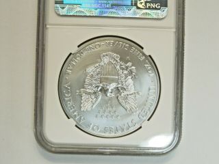 2011 US American Silver Eagle | NGC MS70 | Early Release 25th anniversary set 7
