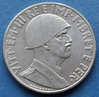 Albania - 1 Lek 1939 R Km 31 Italian Occupation Wwii - Edelweiss Coins