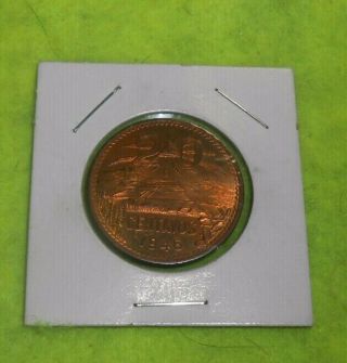 Mexico 1946 Unc/bu 20 Centavos Coin