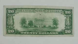 US Series of 1928 Twenty Dollar Federal Reserve Note Cleveland Bank 2