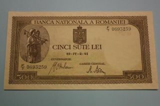 RumÄnien Romania 1941 500 Lei Banknote Pick 51 Unc Crisp