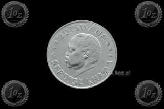 Botswana 50 Cents 1966 (independence) Silver Commemorative Coin (km 1) Xf