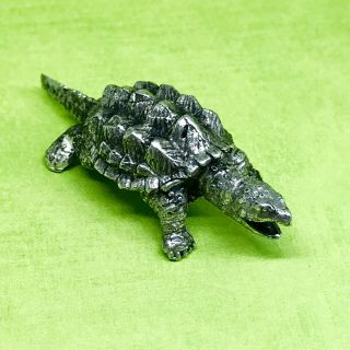 2.  09 Troy Oz.  99.  9 Silver Alligator Snapping Turtle Rev Tye 
