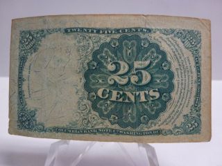 1863 25 Cents Fractional Currency Fr 1308 2