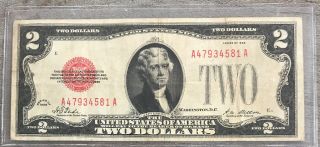 Series 1928 $2 Two Dollar Legal Tender Note Fr - 1501 Ba5