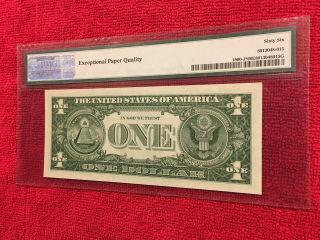 Fr 1900 - J 1963 1 Dollar Federal Reserve Note (Kansas City) PMG 66EPQ 4