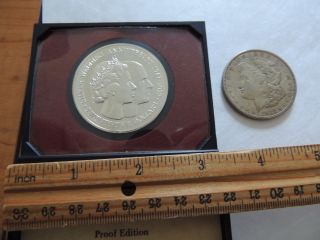 1972 Cayman Islands Twenty Five ($25) Dollar Silver Coin With Case 3